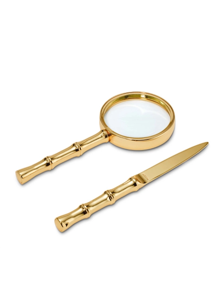 Ava Bamboo Magnifying Glass and Letter Opener - Aerin