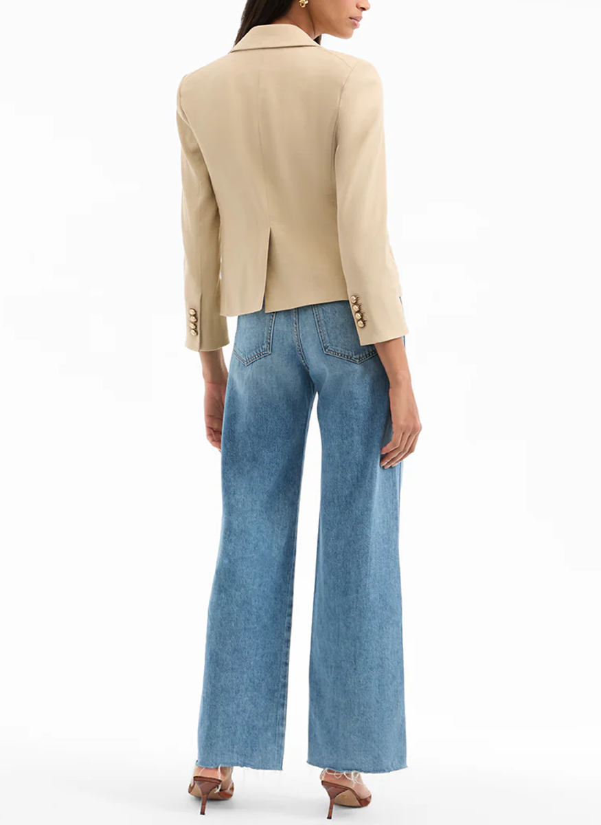 Schuyler Stretch-Linen Jacket - Veronica Beard