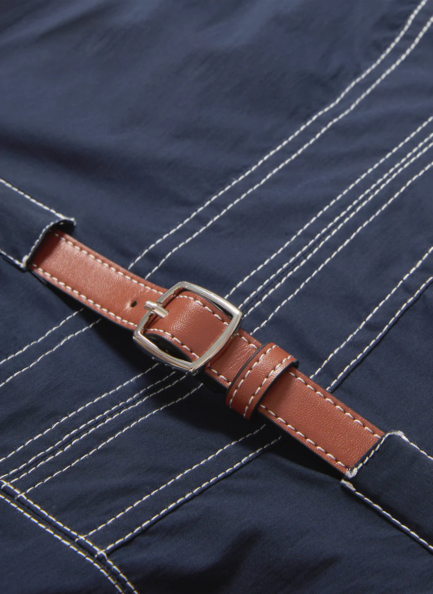 Nickleby Belted Top - Veronica Beard