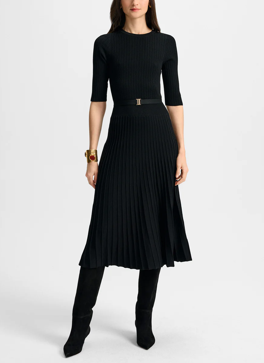 Elthea Belted Midi Dress - Veronica Beard
