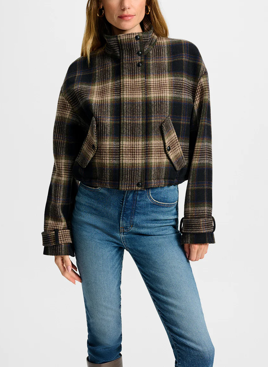 Bateman Plaid Jacket - Veronica Beard