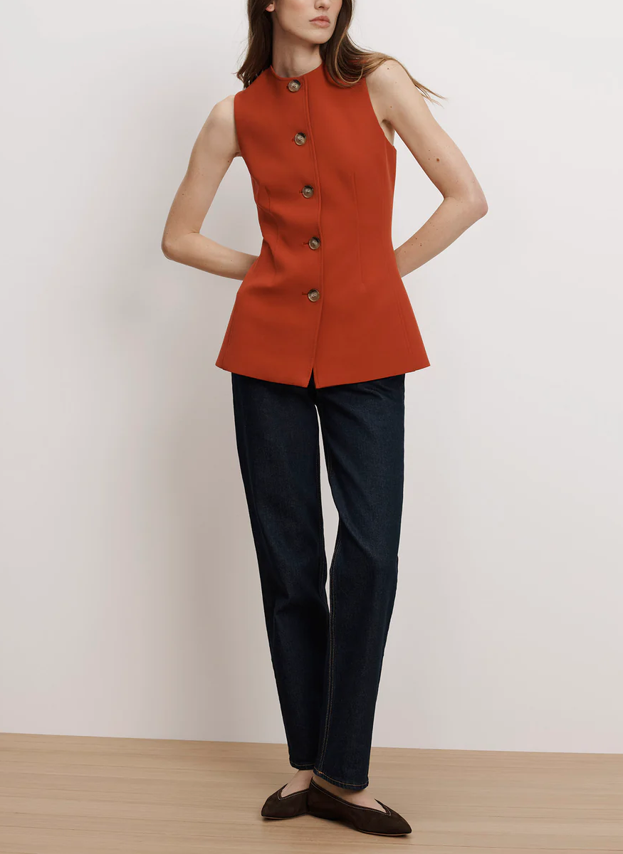 Jessup Tailored Vest - Veronica Beard