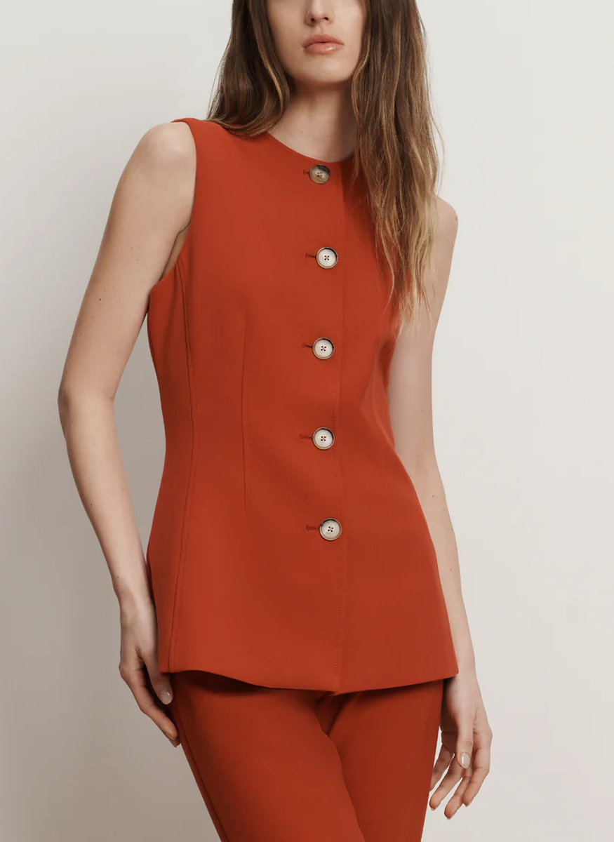 Jessup Tailored Vest - Veronica Beard