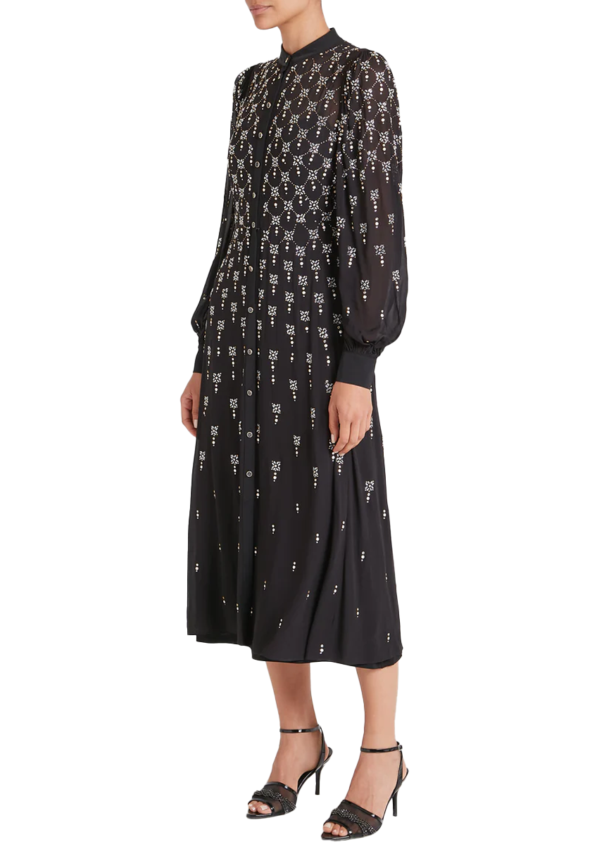 Gallantry Embellished Shirt Dress - Temperley London