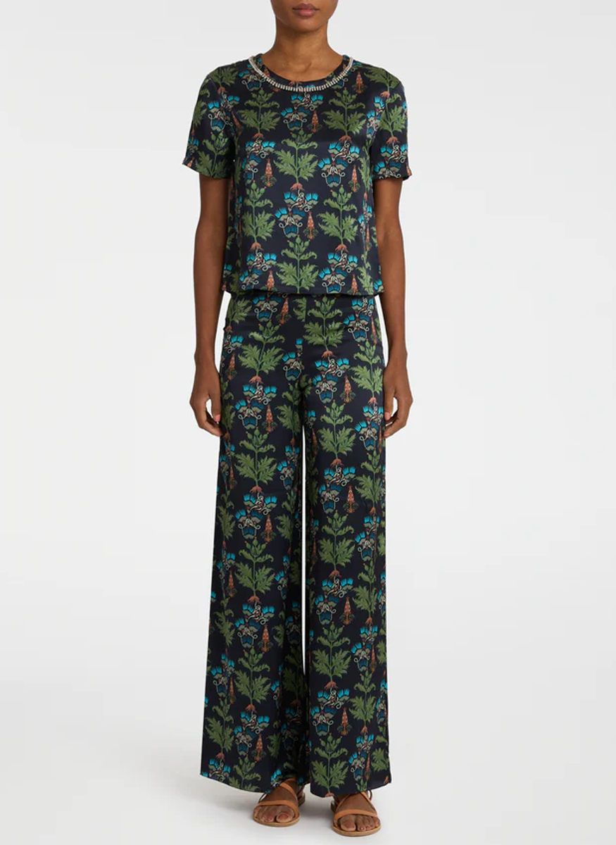 Blair Trousers in Persian Botanic Print