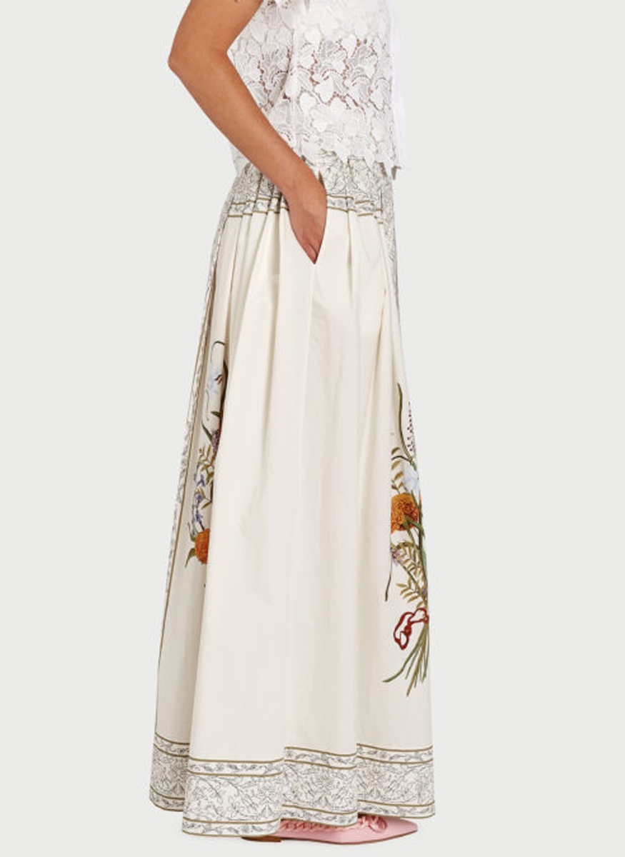 Marigold Poplin Maxi Skirt - Giambattista Valli