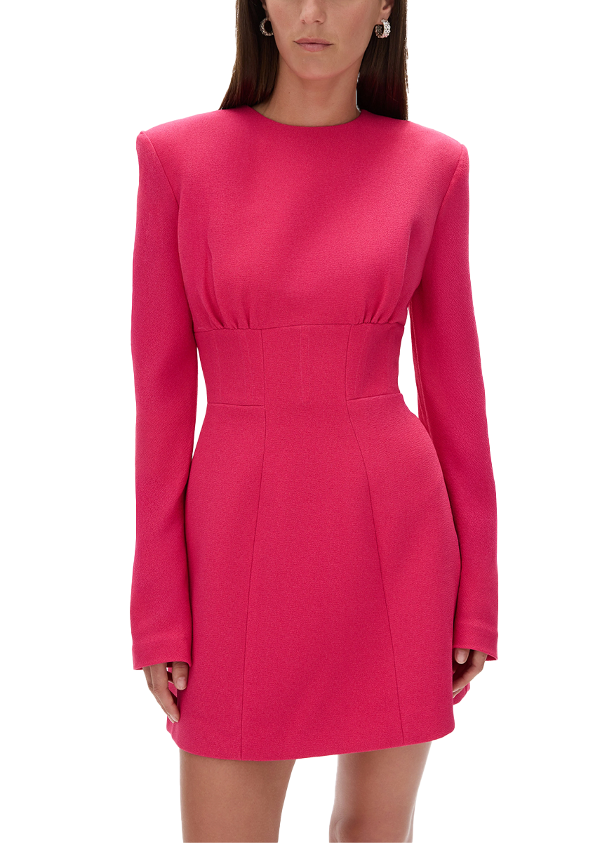 Dover Sleeve Mini Dress in Lollipop - Rachel Gilbert