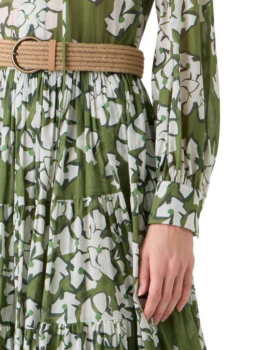 Papercut Flower Midi Dress - Akris Punto