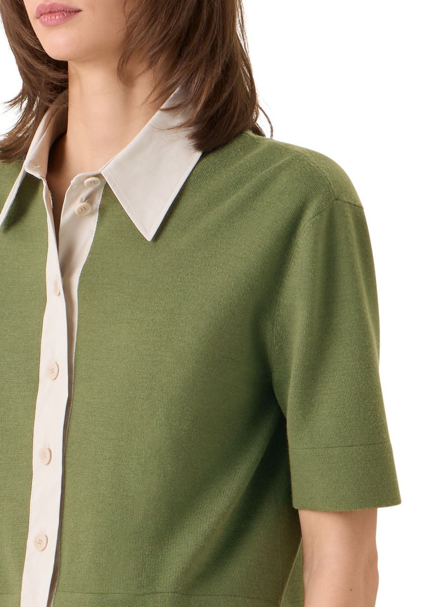 Knit Polo Cardigan - Akris Punto