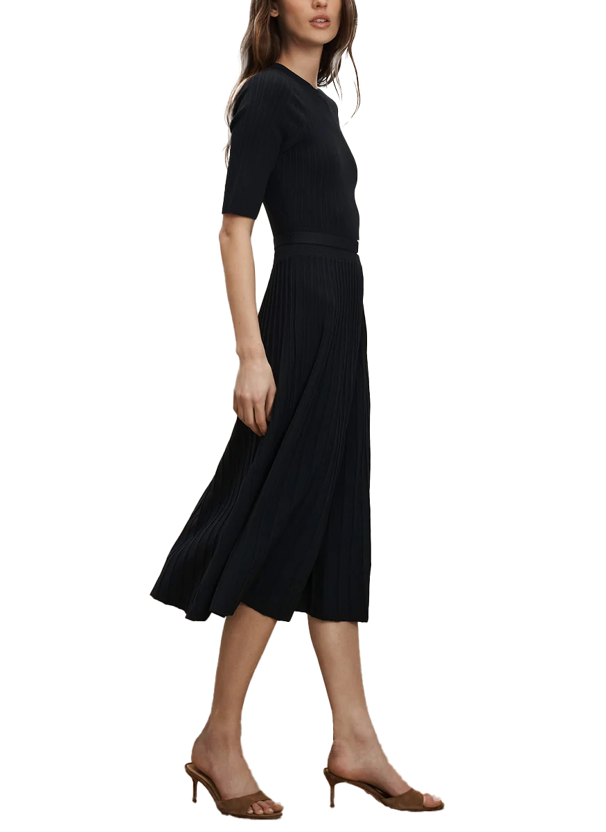 elthea belted midi dress Elthea Belted Rib Knit Midi Dress (Women)