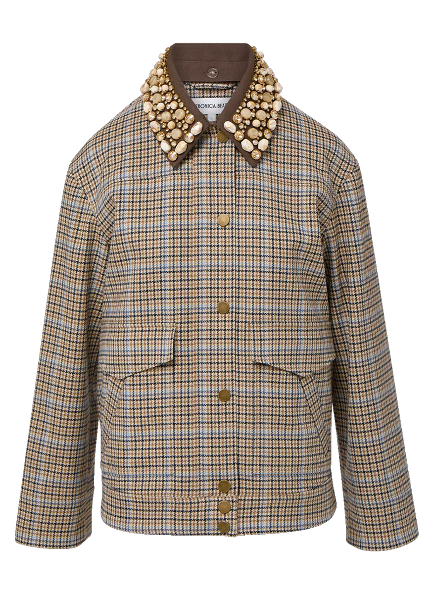 Kasper Plaid Chore Jacket