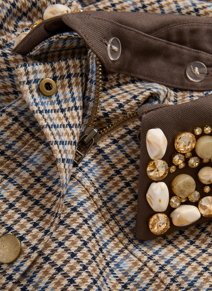 Kasper Plaid Chore Jacket - Veronica Beard