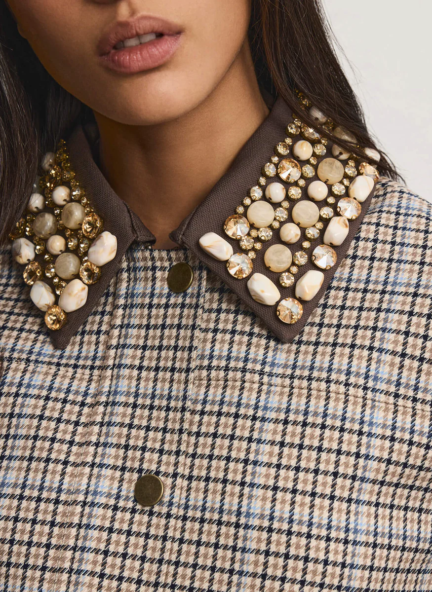 Kasper Plaid Chore Jacket - Veronica Beard