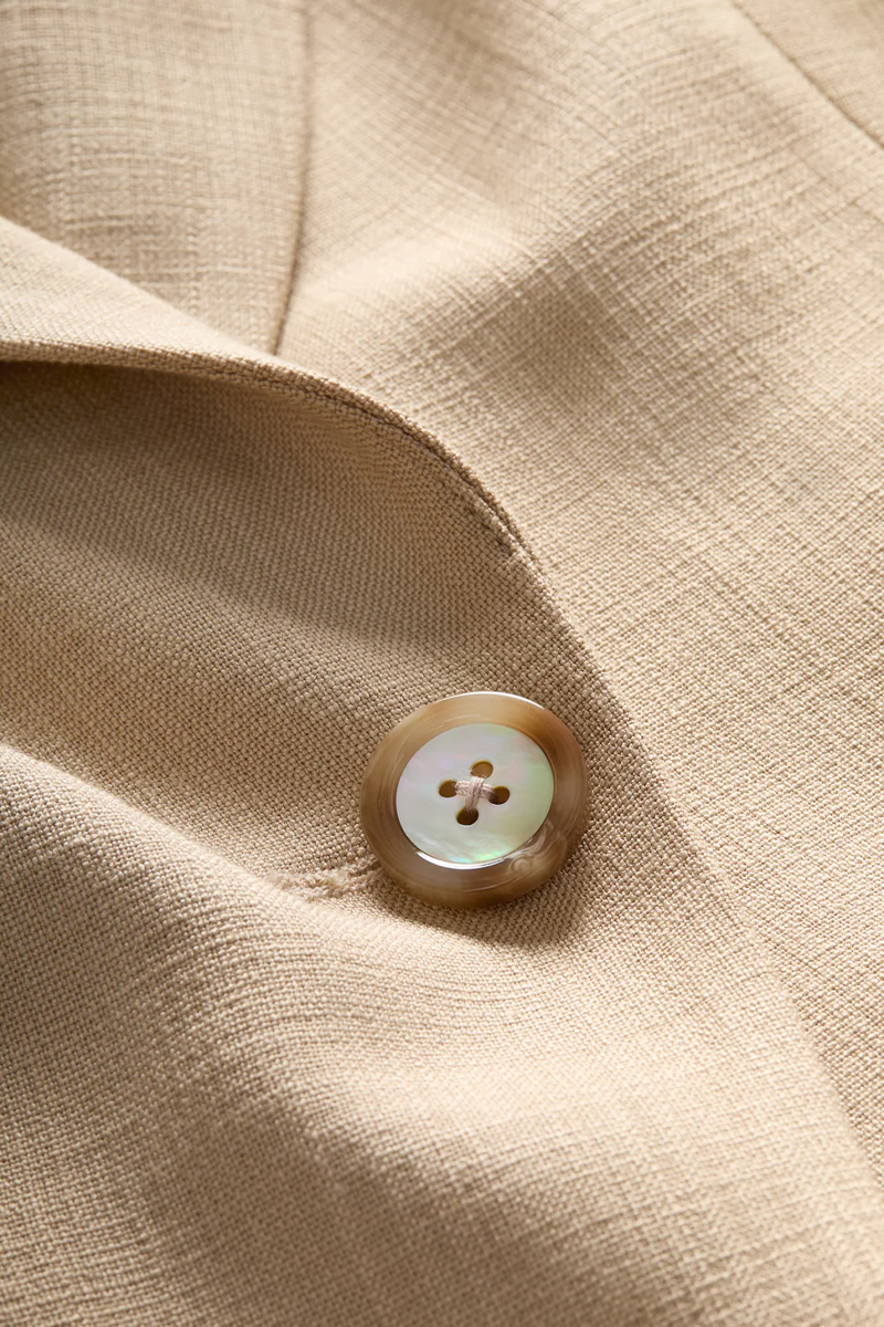 Battista Dickey Jacket in Stone Khaki - Veronica Beard