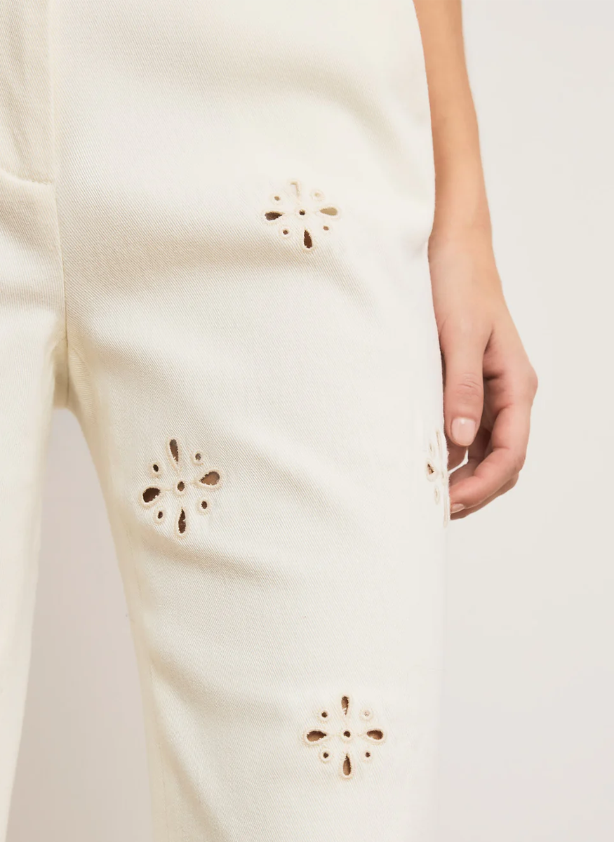 Komi Pant in Dove - Veronica Beard