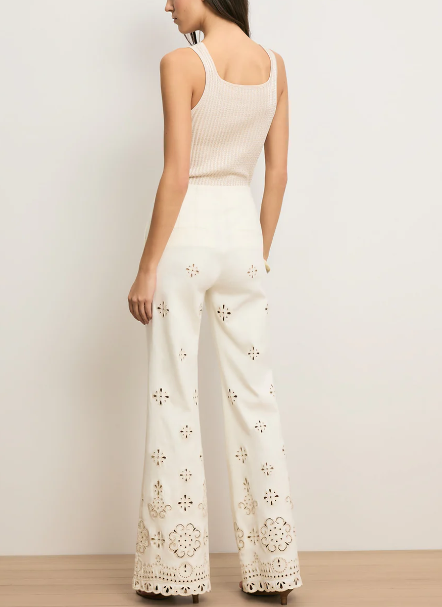 Komi Pant in Dove - Veronica Beard