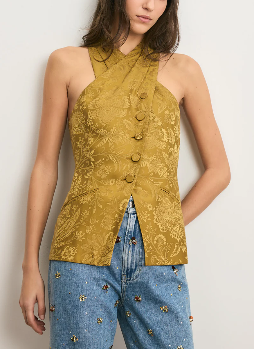 Pacey Halter Top - Veronica Beard