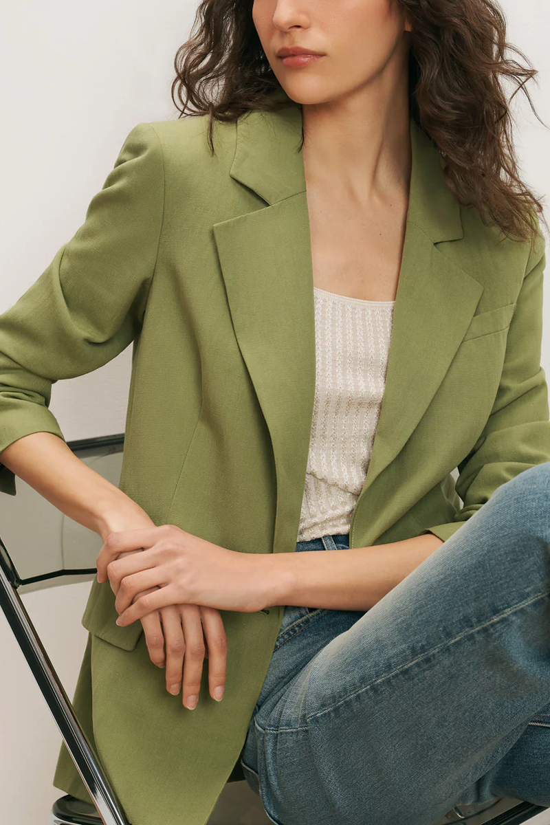 McGowan Linen Dickey Jacket - Veronica Beard