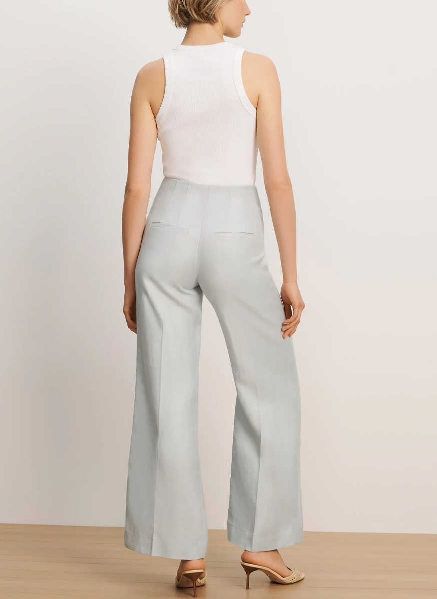 Cassidee Wide-Leg Pant in Rivermist - Veronica Beard