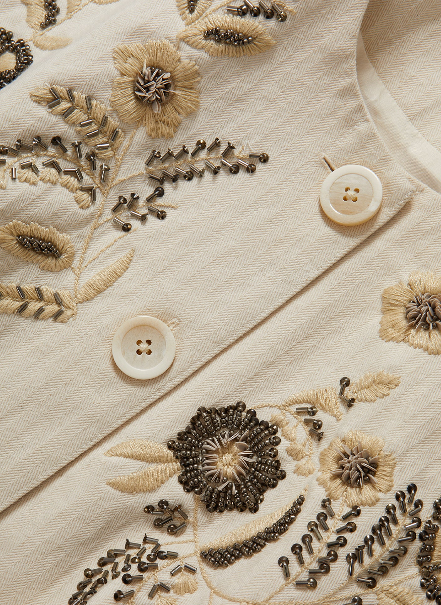 Emeren Embroidered Jacket - Veronica Beard