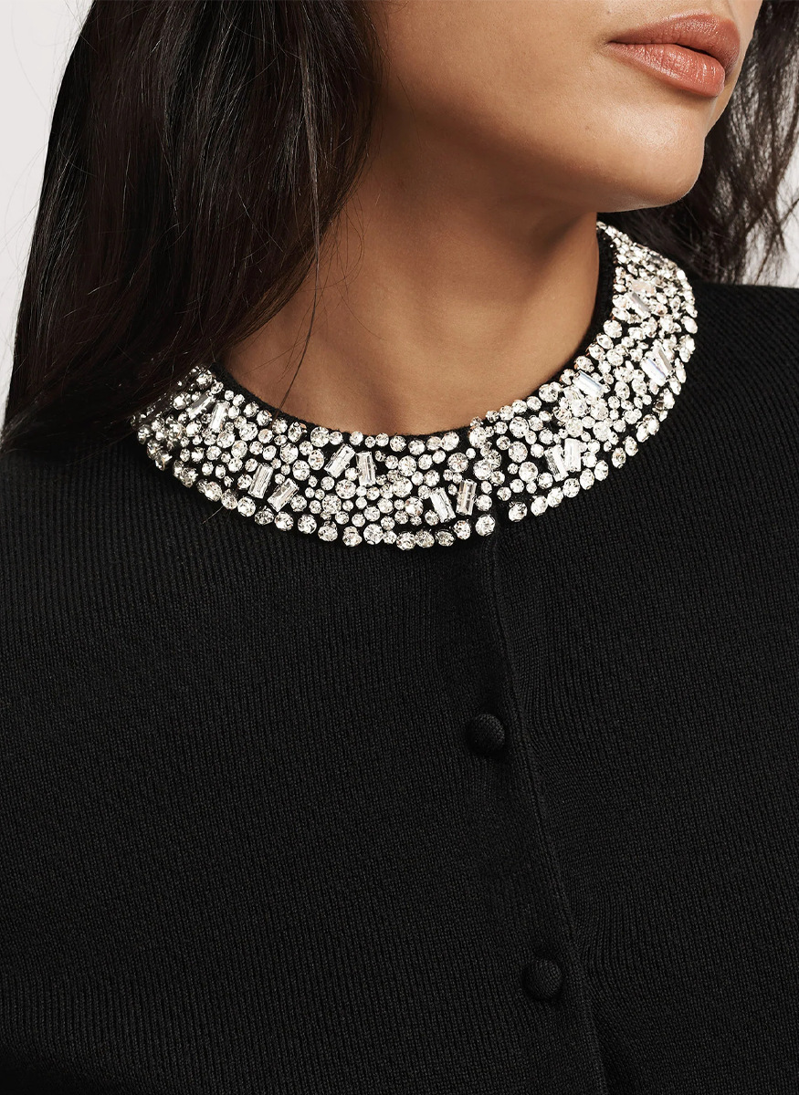 Daro Embellished Cardigan - Veronica Beard