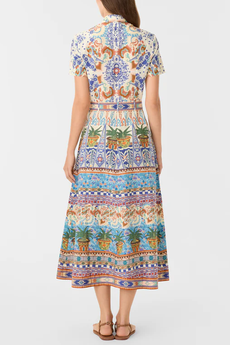 Giselle Dress in Chimera Print - Emporio Sirenuse