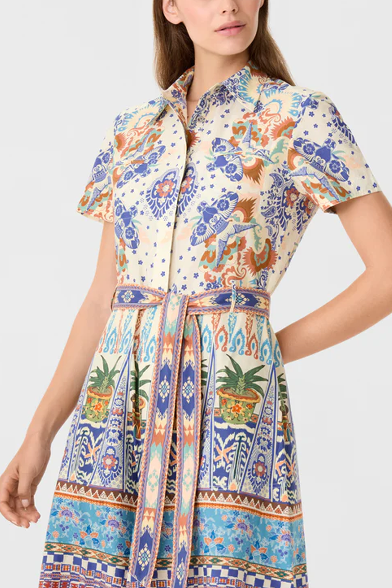 Giselle Dress in Chimera Print - Emporio Sirenuse