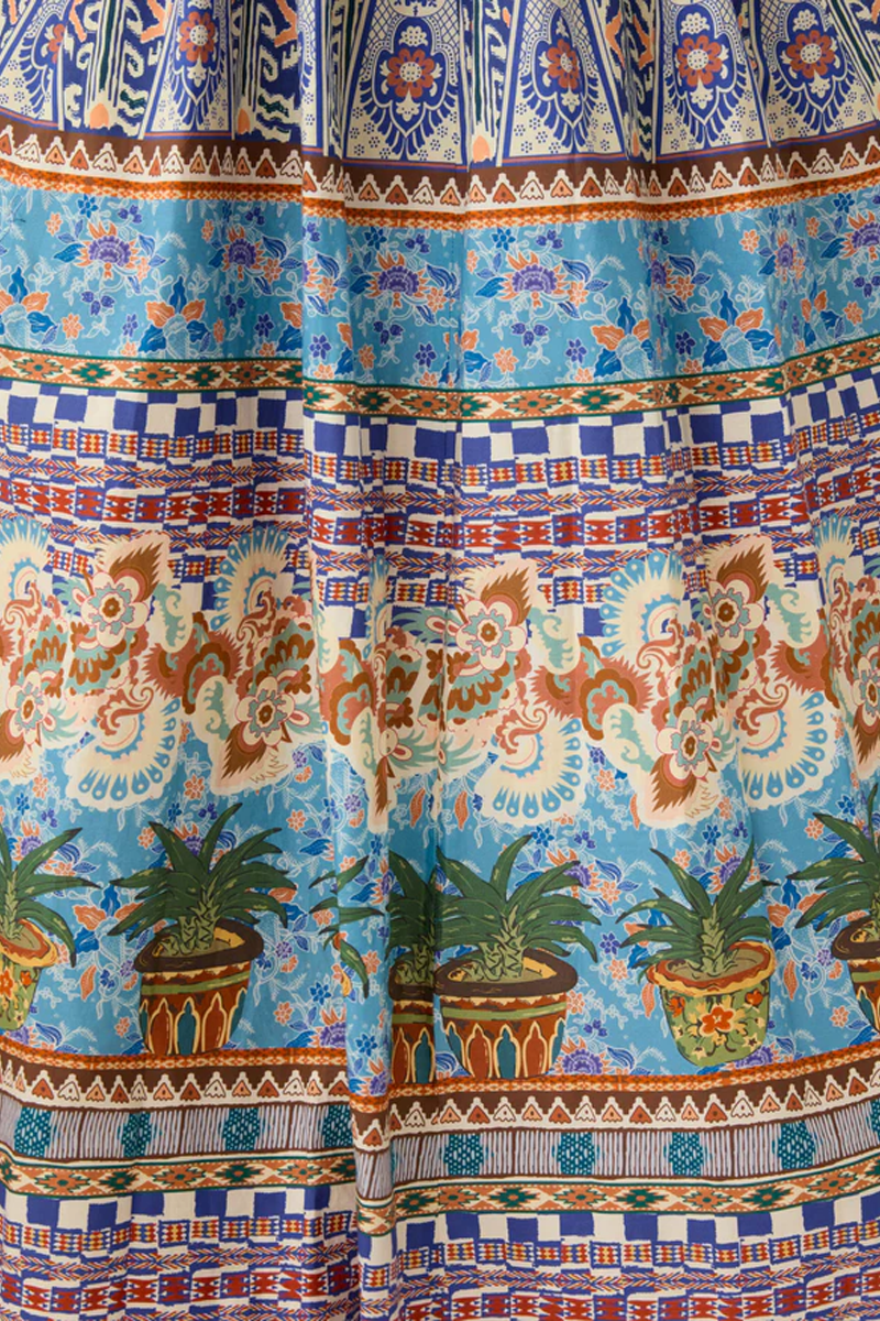 Ombretta Skirt in Chimera Print - Emporio Sirenuse