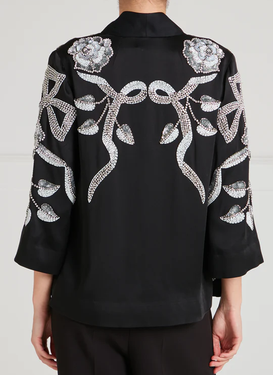 Lana Crepe Embelished Jacket - Temperley London