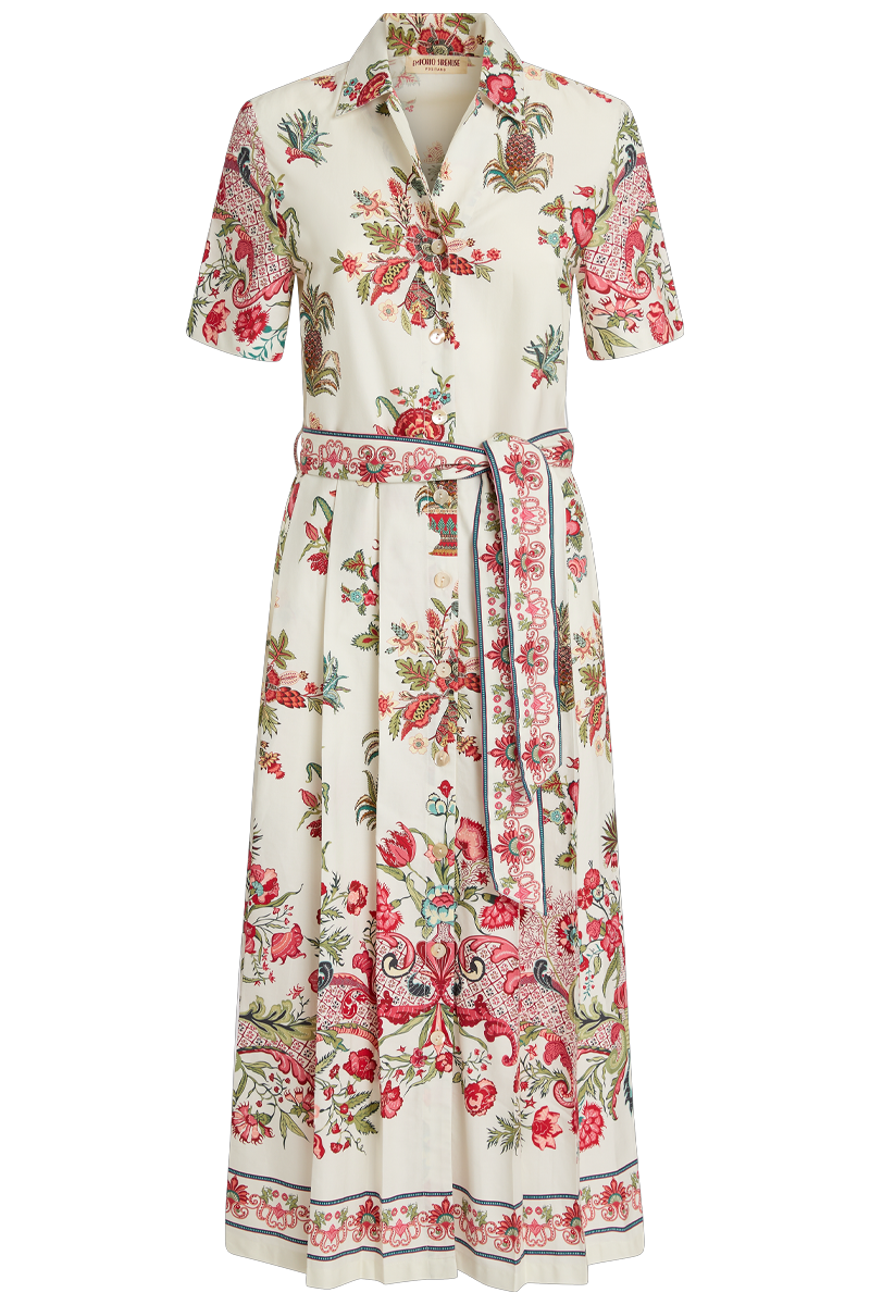 Claudia Chintz Print Midi Dress