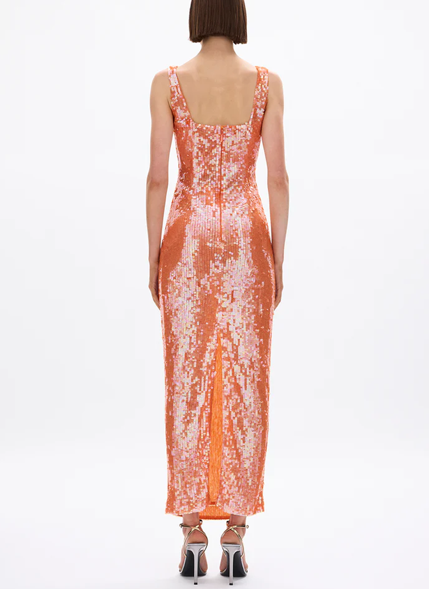 Kayla Pailette Midi Dress - Rachel Gilbert