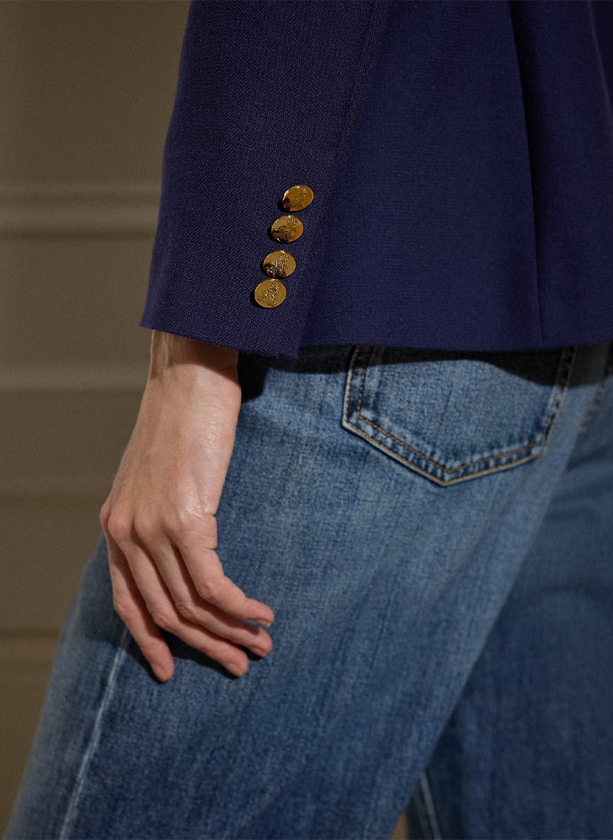 Camden Cashmere Jacket in Navy - Ralph Lauren Collection