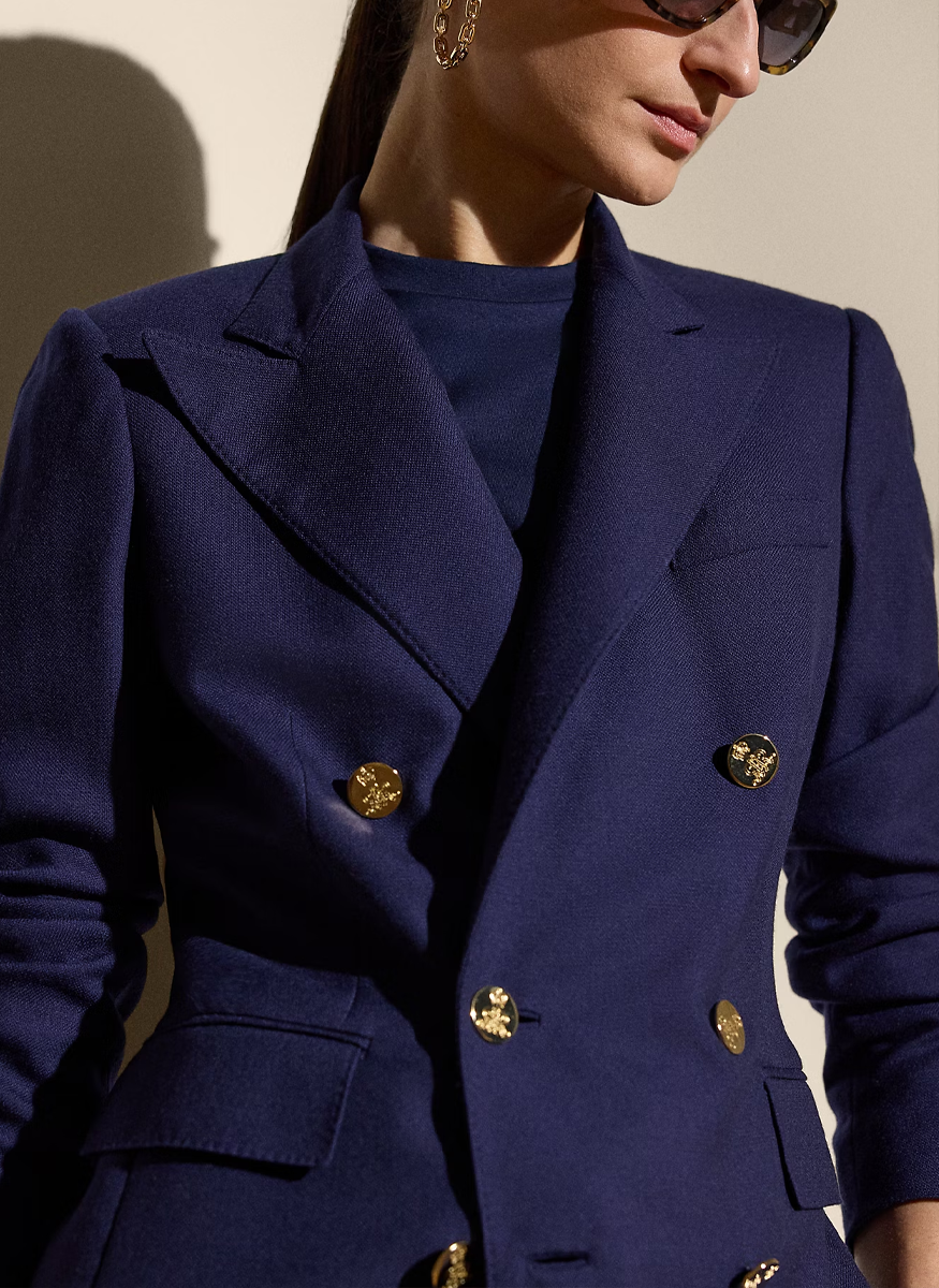Camden Cashmere Jacket in Navy - Ralph Lauren Collection