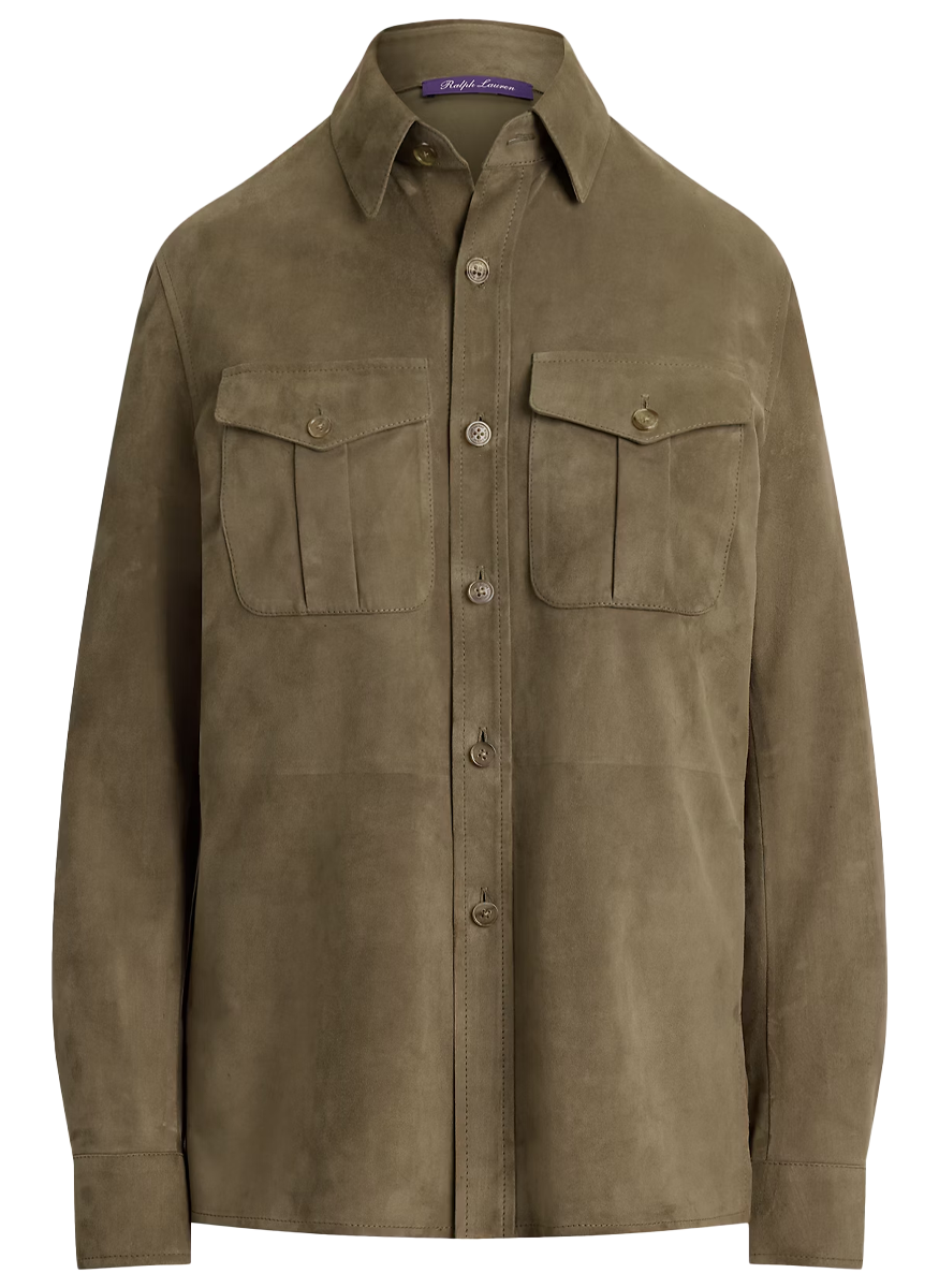 Landry Lamb-Suede Shirt - Ralph Lauren Collection