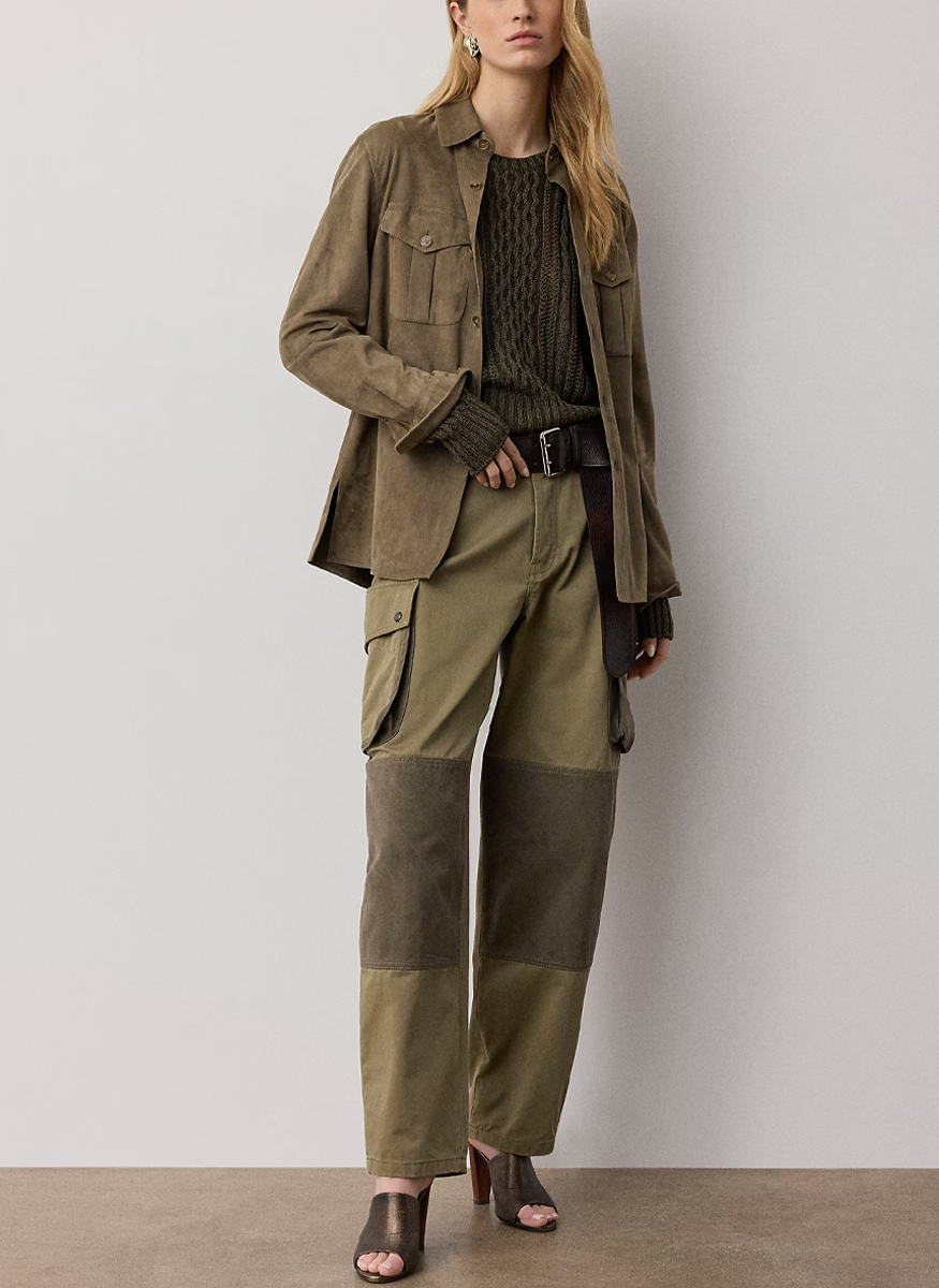 Landry Lamb-Suede Shirt - Ralph Lauren Collection