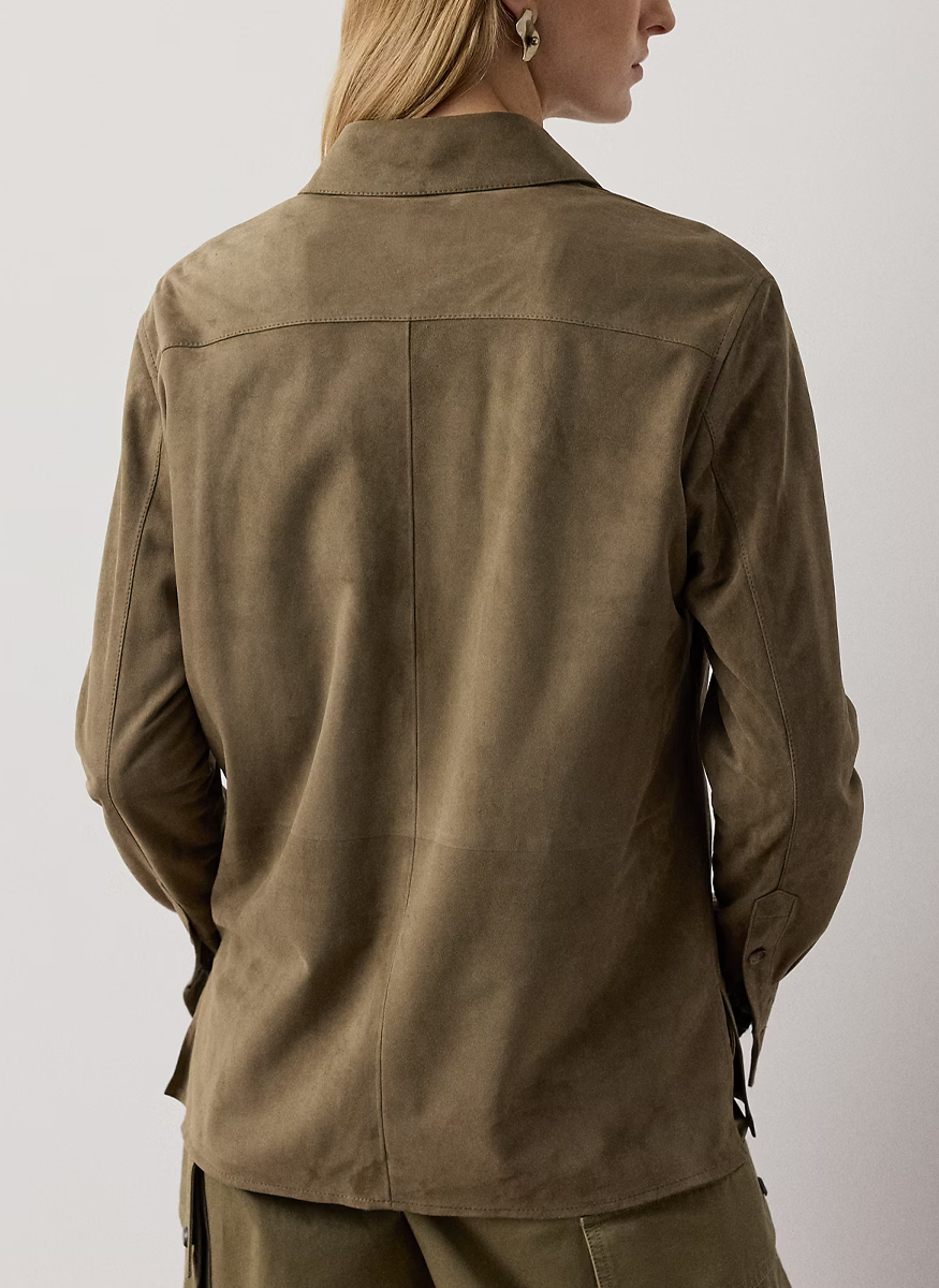 Landry Lamb-Suede Shirt - Ralph Lauren Collection