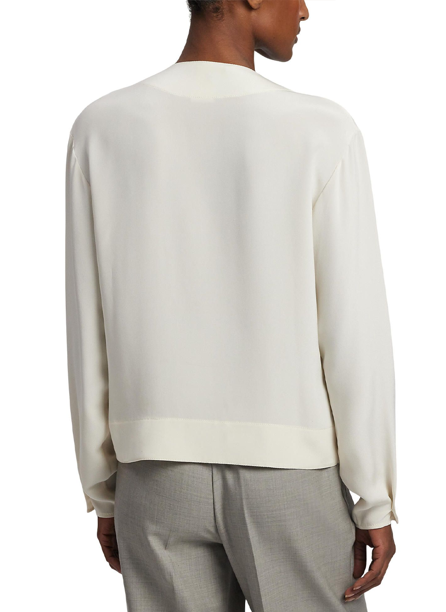 Liora Silk Marocaine Wrap Blouse - Ralph Lauren Collection