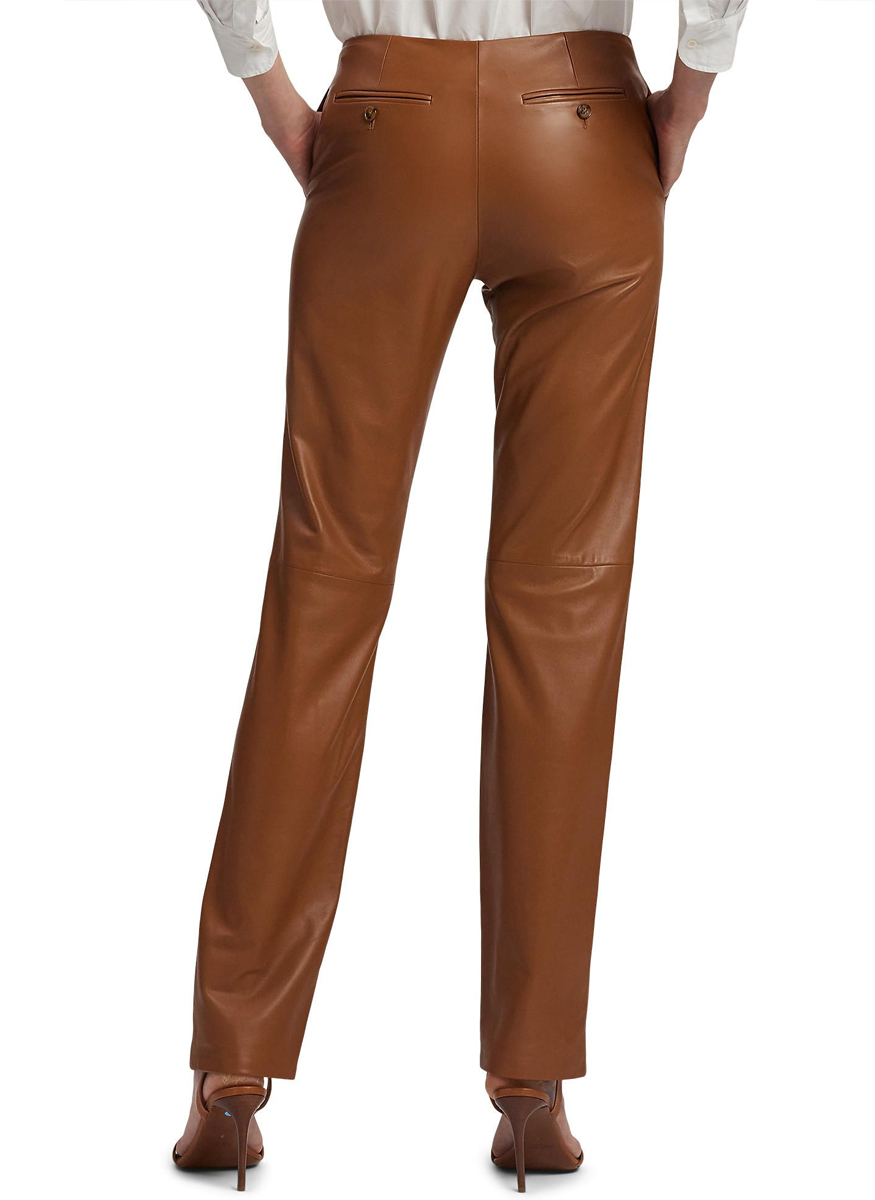 Benjamen Lambskin Pant - Ralph Lauren Collection