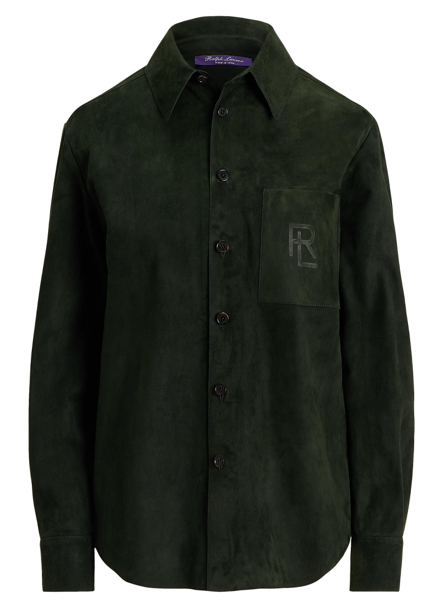 Tyler Long Sleeve Suede Shirt