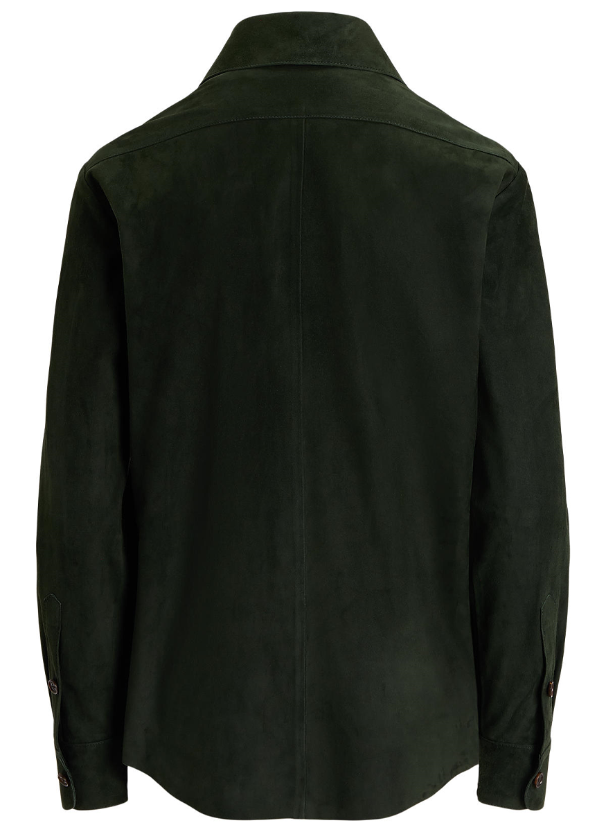Tyler Long Sleeve Suede Shirt