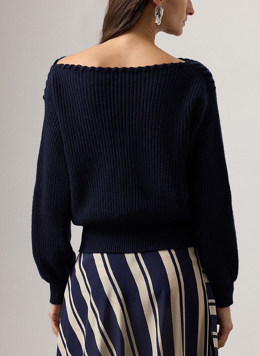 Cashmere Boatneck Sweater - Ralph Lauren Collection