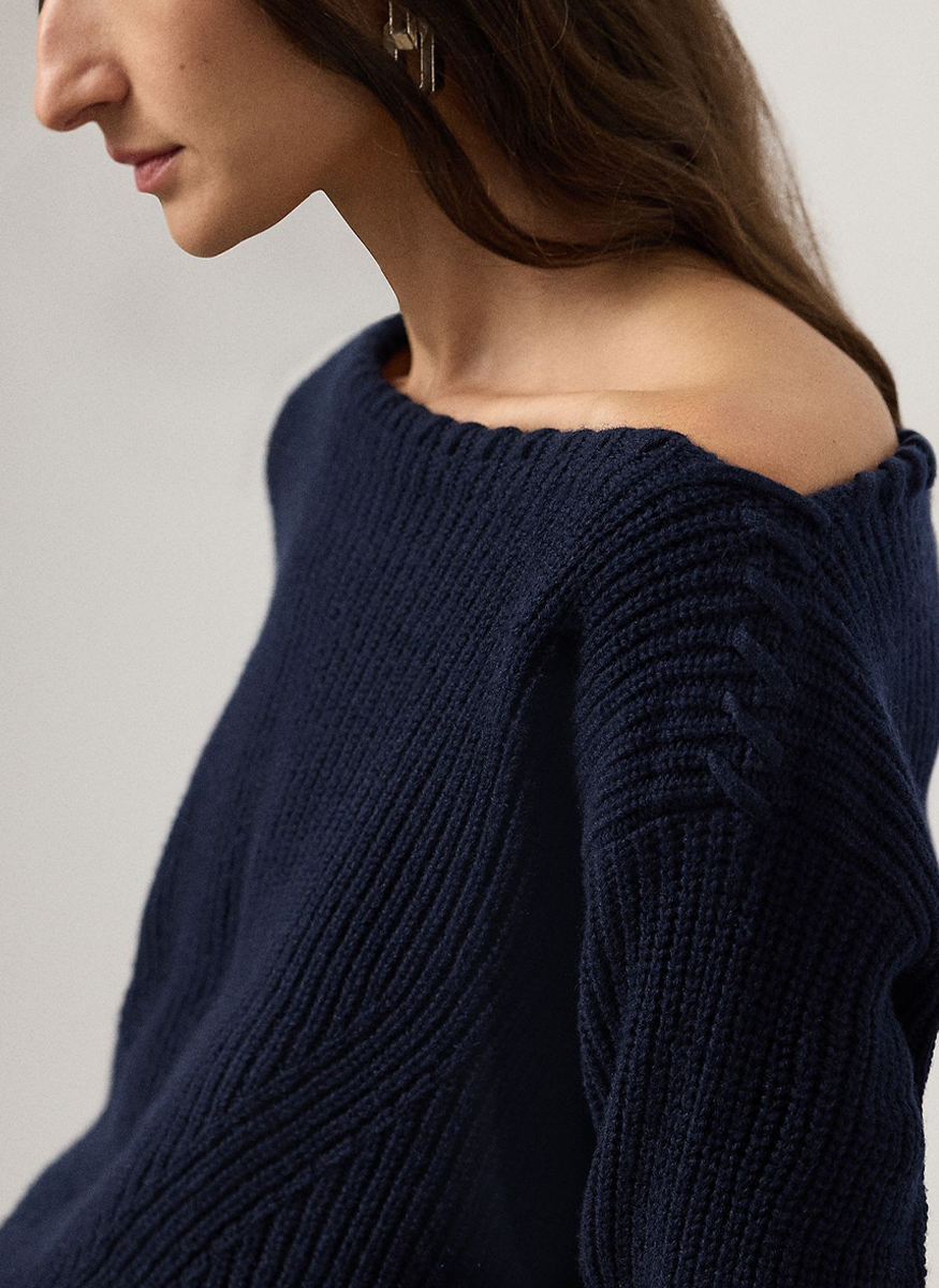 Cashmere Boatneck Sweater - Ralph Lauren Collection