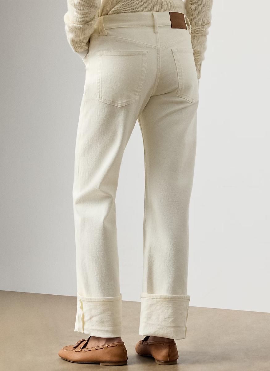 Adderly Cuffed Slim Jean - Ralph Lauren Collection