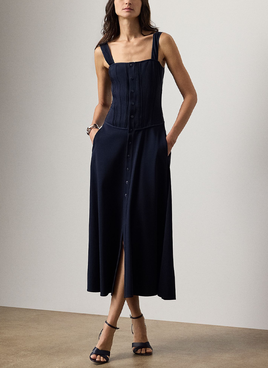 Sophee Cotton-Blend Sleeveless Day Dress