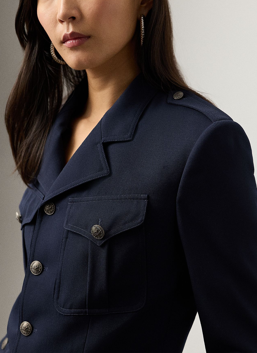 Annabeth Grain de Poudre Jacket - Ralph Lauren Collection