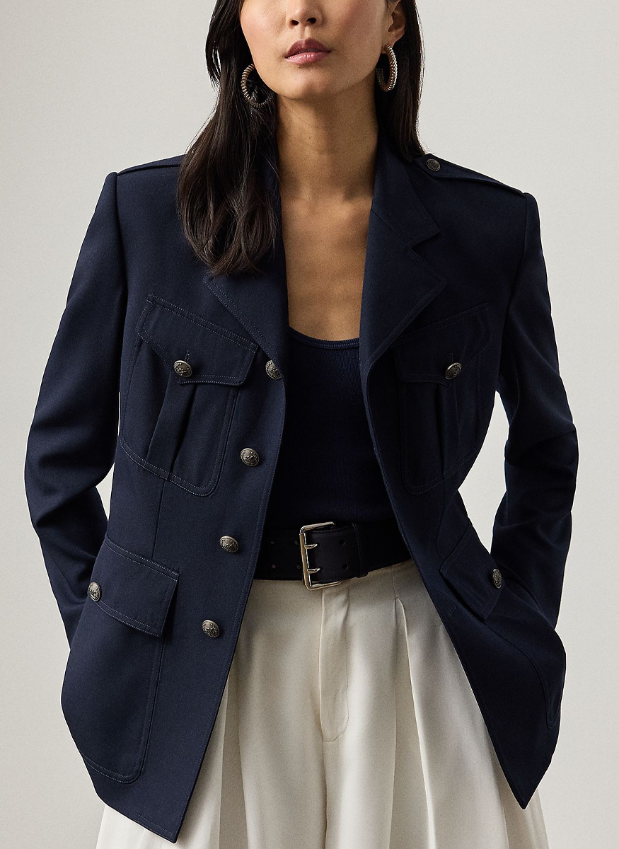 Annabeth Grain de Poudre Jacket - Ralph Lauren Collection