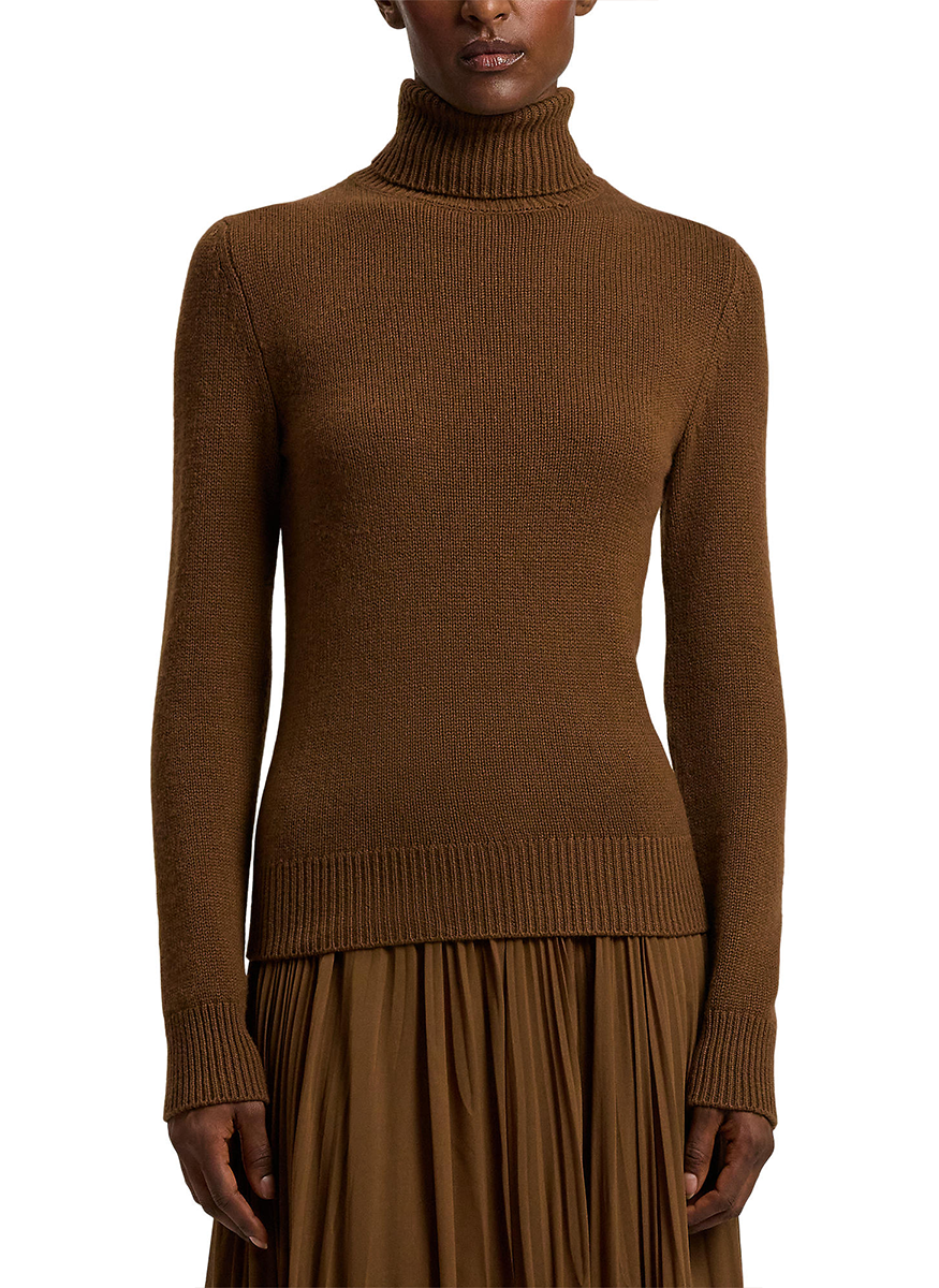 Lofty Cashmere Long Sleeve Turtleneck - Ralph Lauren Collection