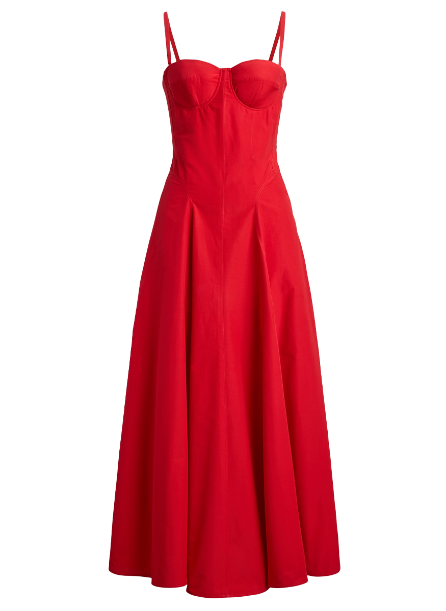Marigot Cotton-Blend Poplin Day Dress