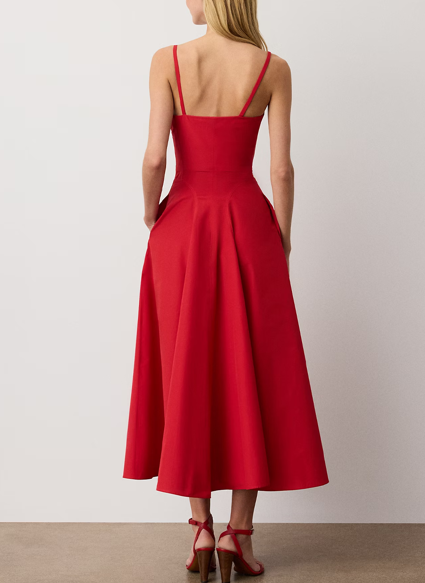 Marigot Cotton-Blend Poplin Day Dress - Ralph Lauren Collection