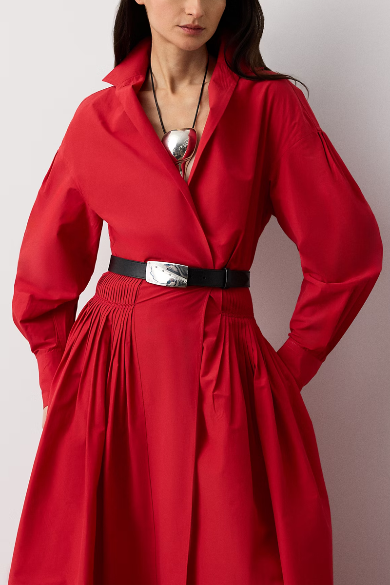 Daley Cotton-Blend Poplin Evening Dress - Ralph Lauren Collection